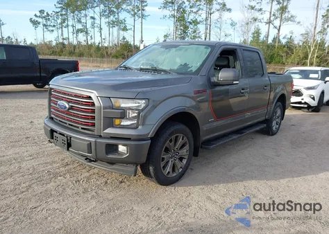 2017 Ford F-150 Lariat from USA, damaged, VIN 1FTEW1EGXHFB22602